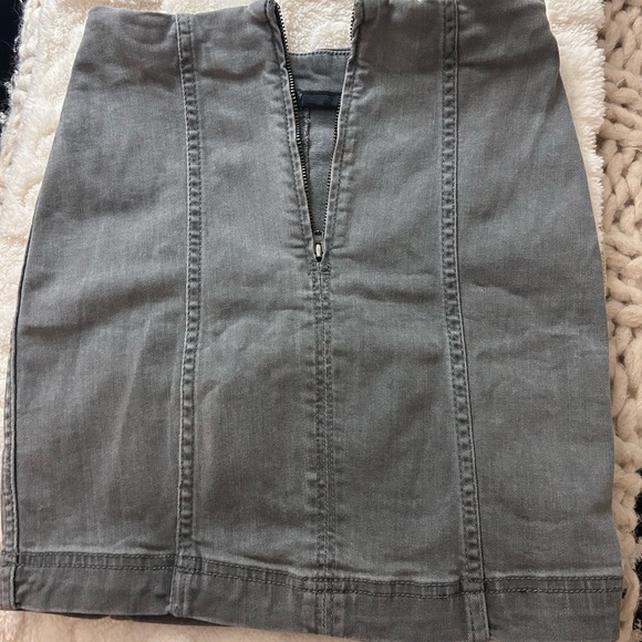 Free People Mini Skirt Size 0 - Picture 2 of 3